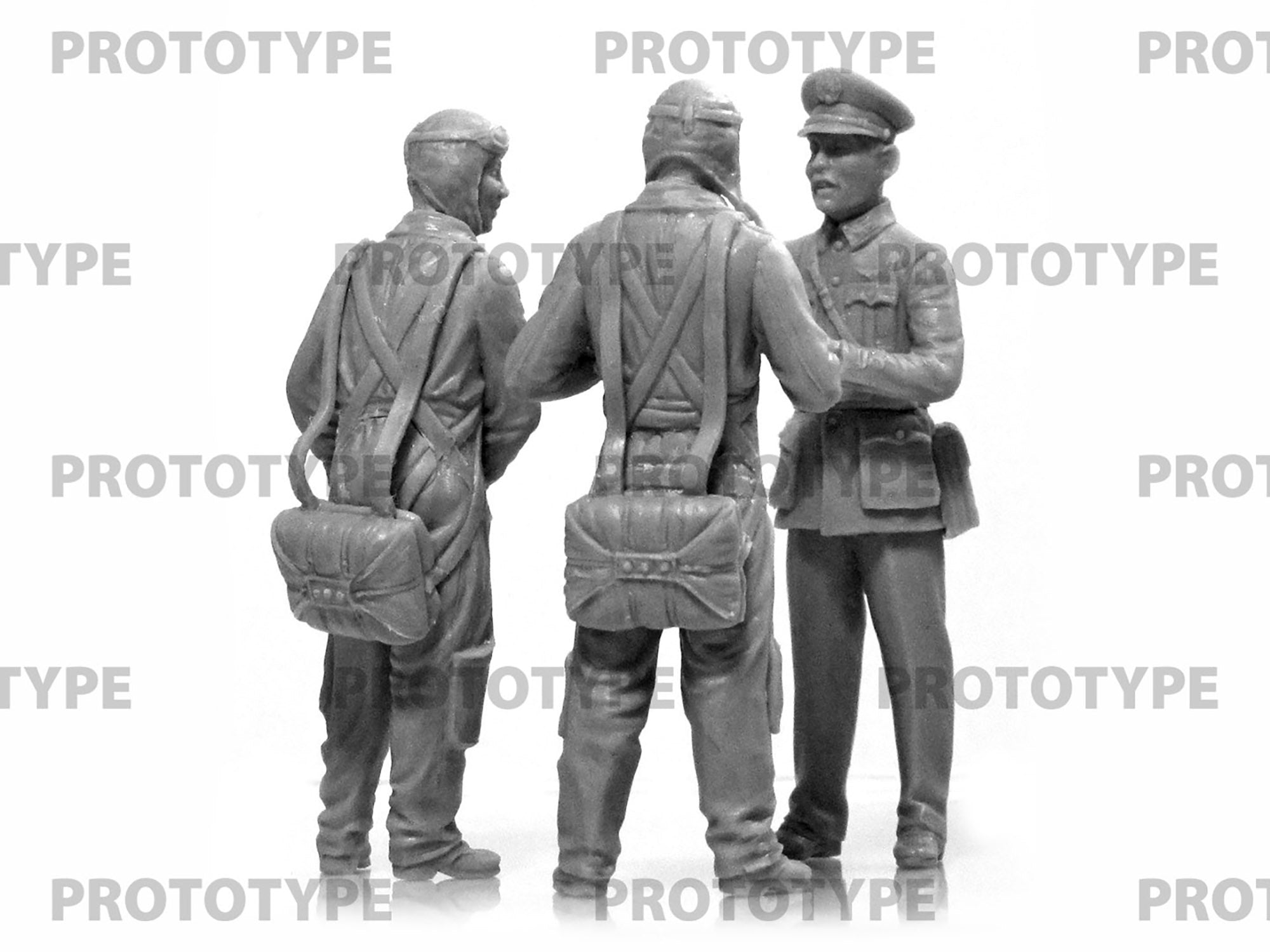 ICM 32115 Plastic model kit Scale 1:32 WWII China Guomindang AF Pilots 3 figures