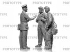 ICM 32115 Plastic model kit Scale 1:32 WWII China Guomindang AF Pilots 3 figures