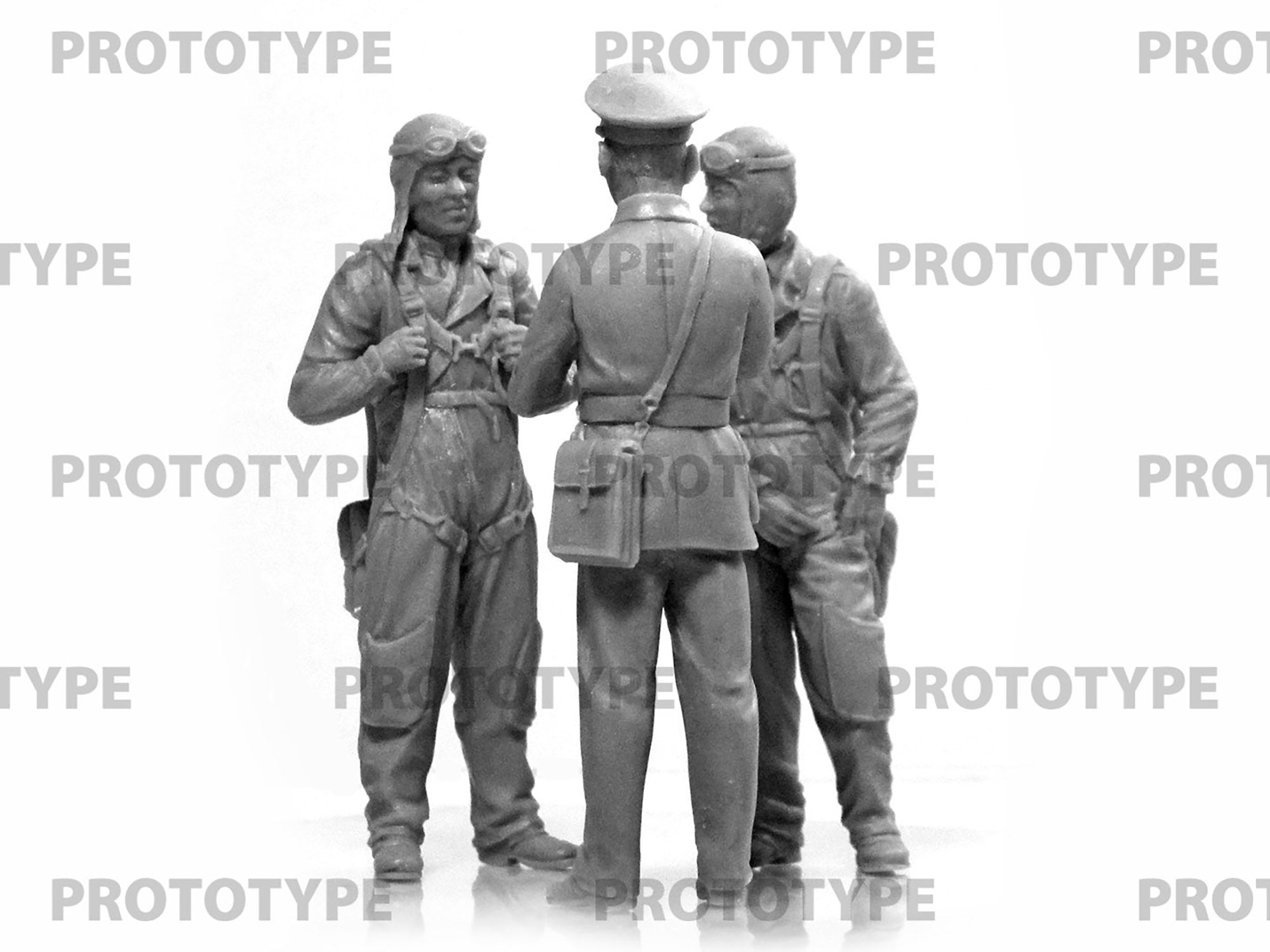 ICM 32115 Plastic model kit Scale 1:32 WWII China Guomindang AF Pilots 3 figures