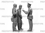 ICM 32115 Plastic model kit Scale 1:32 WWII China Guomindang AF Pilots 3 figures