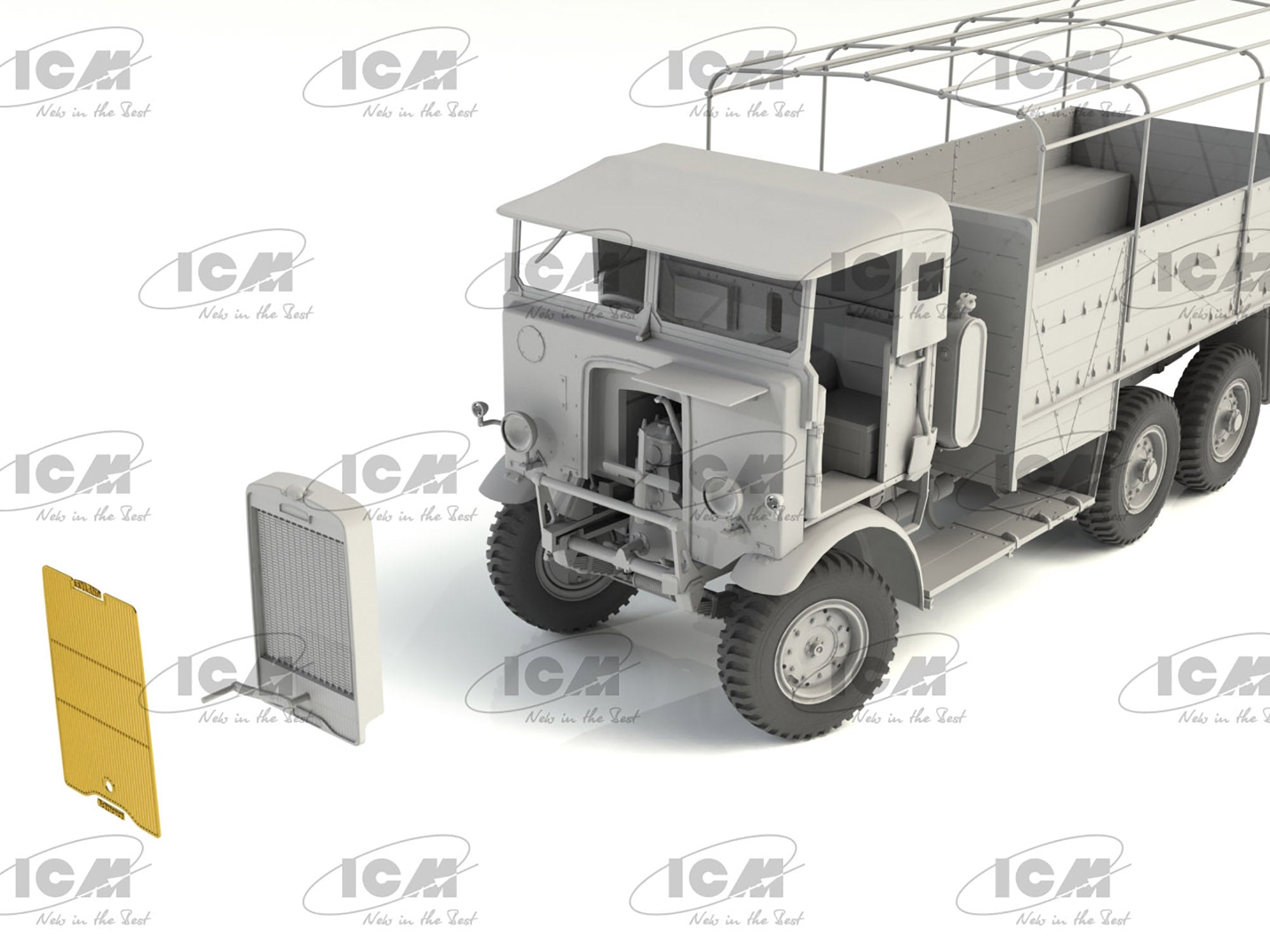 ICM 35600 Scale model 1:35 Leyland Retriever General Service, WWII British Truck