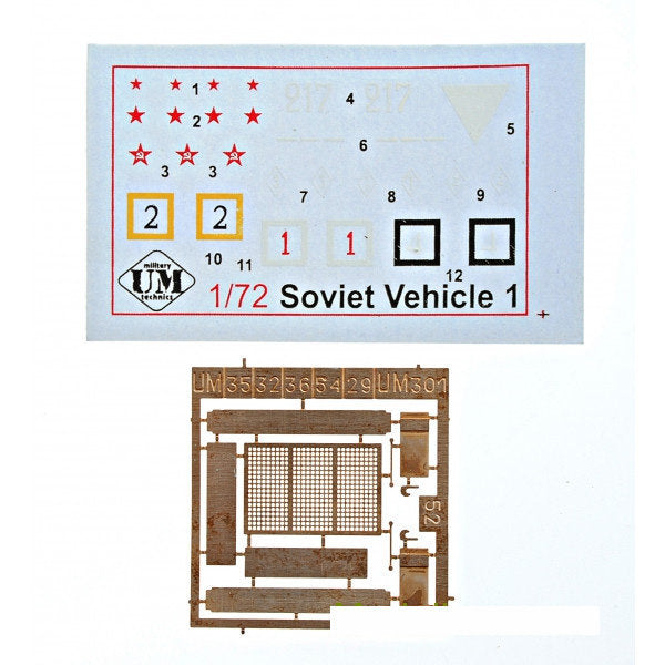 UMT 313 RBT-5 Soviet wheel-track tank Scale 1:72 Plastic Model Tank Kit