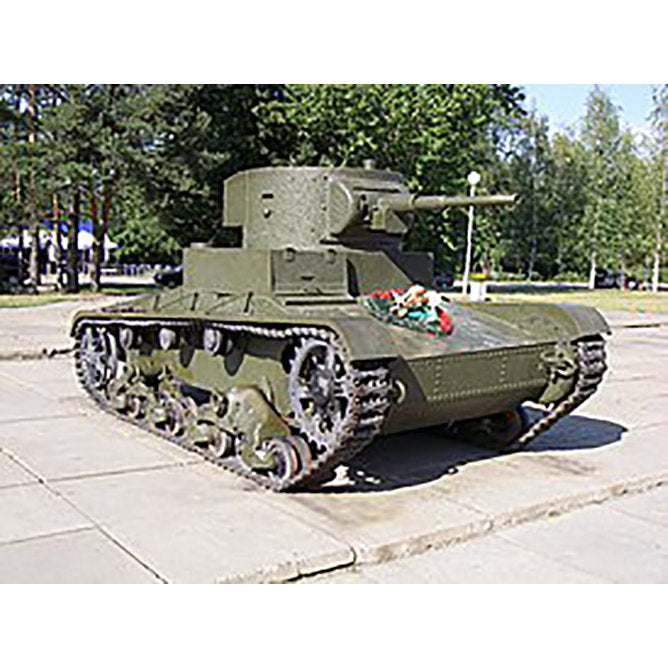UMT 314 T-26 WWII Soviet tank with turret A-43 Scale 1:72 Plastic Model Tank Kit