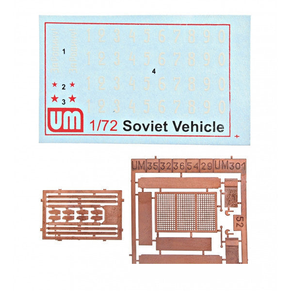 UMT 406 BT-5 Soviet tank with RS-132 rocket system Scale 1:72 Plastic Model Tank Kit