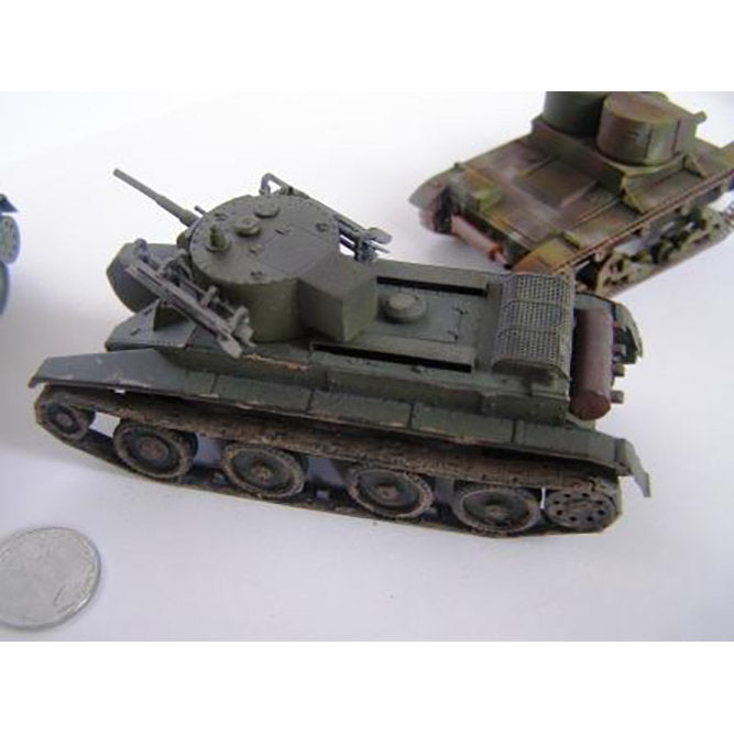 UMT 406 BT-5 Soviet tank with RS-132 rocket system Scale 1:72 Plastic Model Tank Kit