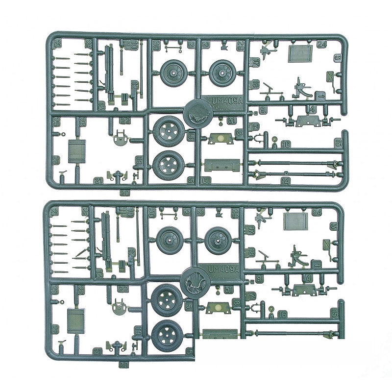 UMT 409 45mm antitank gun 53-K(1937) / M-42(1942) Scale 1:72 Plastic Model Artillery Kit