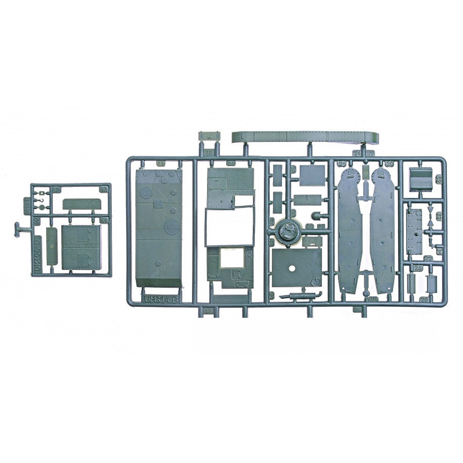 UMT 410 Artillery set T-26 / 45mm antitank gun 53-K(1937) Scale 1:72 Plastic Model Tank Kit