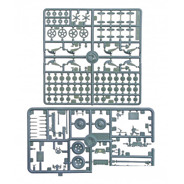 UMT 410 Artillery set T-26 / 45mm antitank gun 53-K(1937) Scale 1:72 Plastic Model Tank Kit