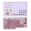 UMT 601 Armored self-propelled railroad car D-37 with D-38 turret Scale 1:72 Plastic Model Armoured Wagon Kit