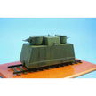 UMT 604 Armored self-propelled Leningrad railroad car Scale 1:72 Plastic Model Armoured Wagon Kit