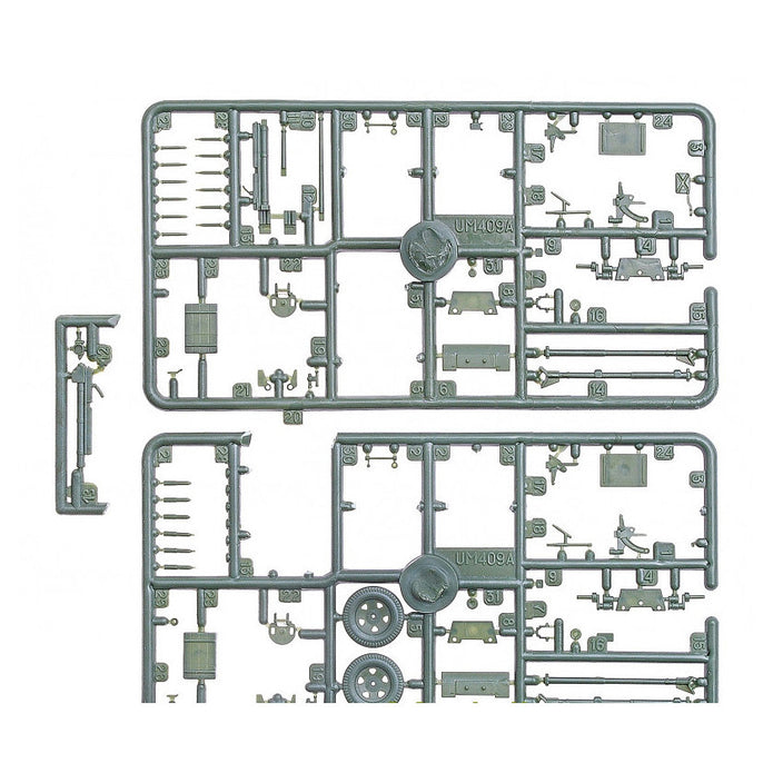 UMT 605 45mm gun 19-K (1932) & 76mm gun OB-25 (1943) Scale 1:72 Plastic Model Artillery Kit