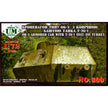 UMT 609 OB-3 armored railway car with T-26-1 turret Scale 1:72 Plastic Model Armoured Wagon Kit