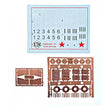 UMT 609 OB-3 armored railway car with T-26-1 turret Scale 1:72 Plastic Model Armoured Wagon Kit