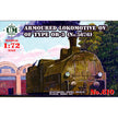 UMT 610 Armored locomotive OV of type OB-3 (No,5676) Scale 1:72 Plastic Model Armoured Train Kit