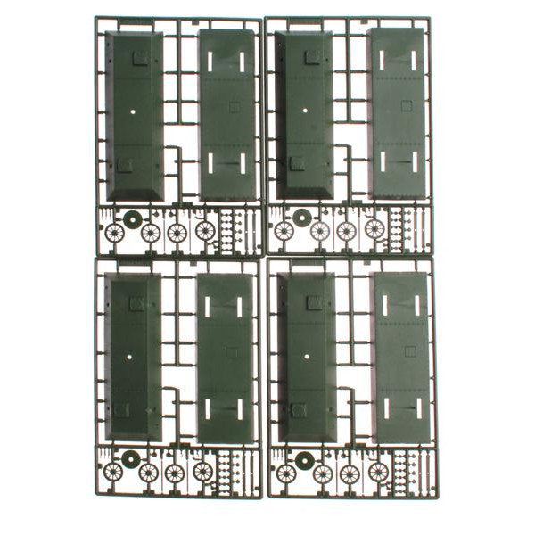 UMT 611 Armored train of type OB-3 В«RailroaderВ« Scale 1:72 Plastic Model Armoured Train Kit