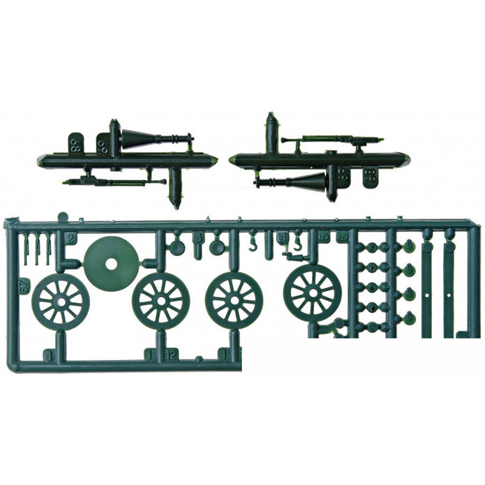 UMT 616 Armored air defense railroad car Scale 1:72 Plastic Model Armoured Wagon Kit