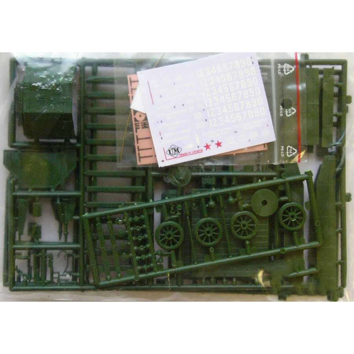 UMT 617 SAM-AT platform Scale 1:72 Plastic Model Armoured Wagon Kit