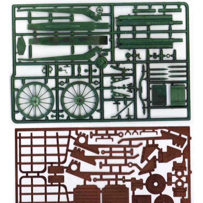 UMT 623 "Russian Trekhdyujmovka" 3inch gun, model 1902 Scale 1:72 Plastic Model Artillery Kit