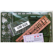UMT 628 Biaxial armored carriages of type OB-3 with double T-26-1 conical turrets Scale 1:72 Plastic Model Armoured Wagon Kit
