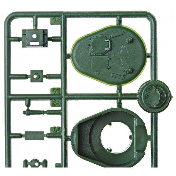 UMT 641 T-28 tank on rails (armored platform) Scale 1:72 Plastic Model Armoured Wagon Kit