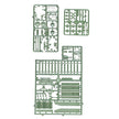 UMT 642 Armored train platform Scale 1:72 Plastic Model Armoured Train Kit