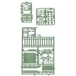 UMT 642 Armored train platform Scale 1:72 Plastic Model Armoured Train Kit