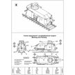 UMT 663 Staff armored car (DSH) Scale 1:72 Plastic Model Armoured Wagon Kit