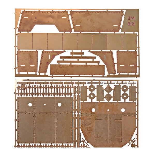 UMT 672 Armored train of the 48th armored division в„–1 "Death to the German Invaders" Scale 1:72 Plastic Model Armoured Train Kit