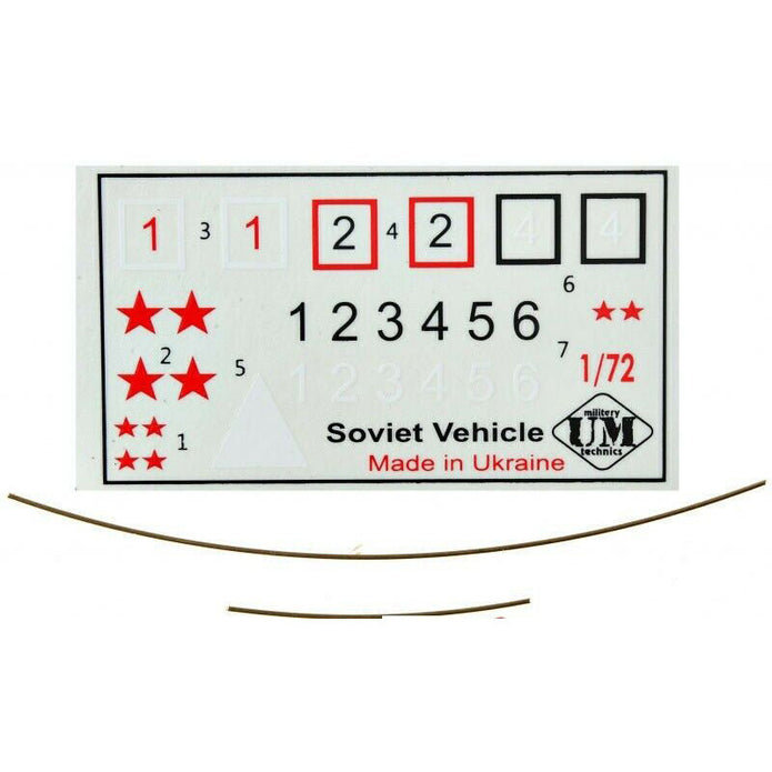 UMT 673 MBV #01 motorized armored railcar Scale 1:72 Plastic Model Armoured Wagon Kit