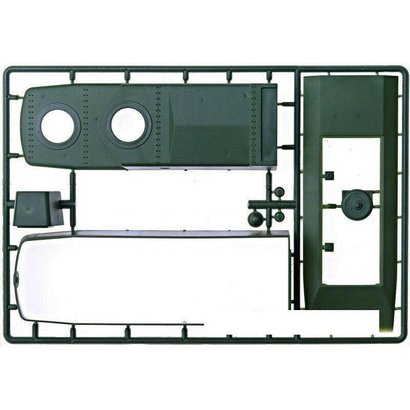 UMT 673 MBV #01 motorized armored railcar Scale 1:72 Plastic Model Armoured Wagon Kit