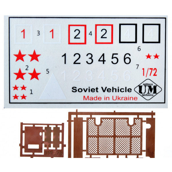 UMT 676 Tank "BT-7A" with L-11 tank gun Scale 1:72 Plastic Model Tank Kit