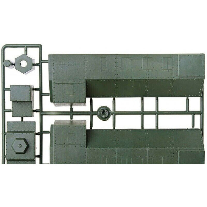 UMT 678 Armored train of type BP-43 "Soviet railroader" (в„–2, the 61st SATD) Scale 1:72 Plastic Model Armoured Train Kit