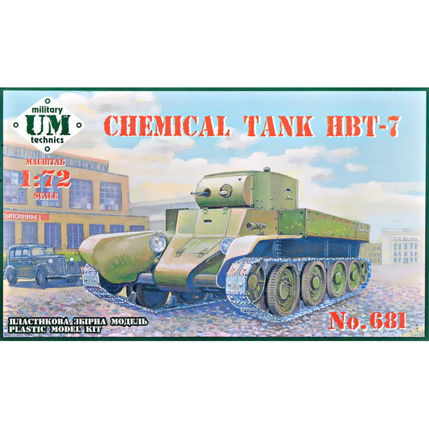 UMT 681 HBT-7 Chemical tank Scale 1:72 Plastic Model Tank Kit