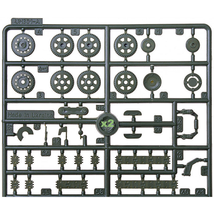 UMT 683 Experimental Light Tank BT-6 Scale 1:72 Plastic Model Tank Kit