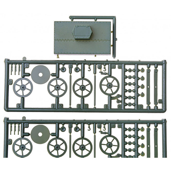 UMT 684 Armored locomotive of the armored train "Kozma Minin" Scale 1:72 Plastic Model Armoured Train Kit