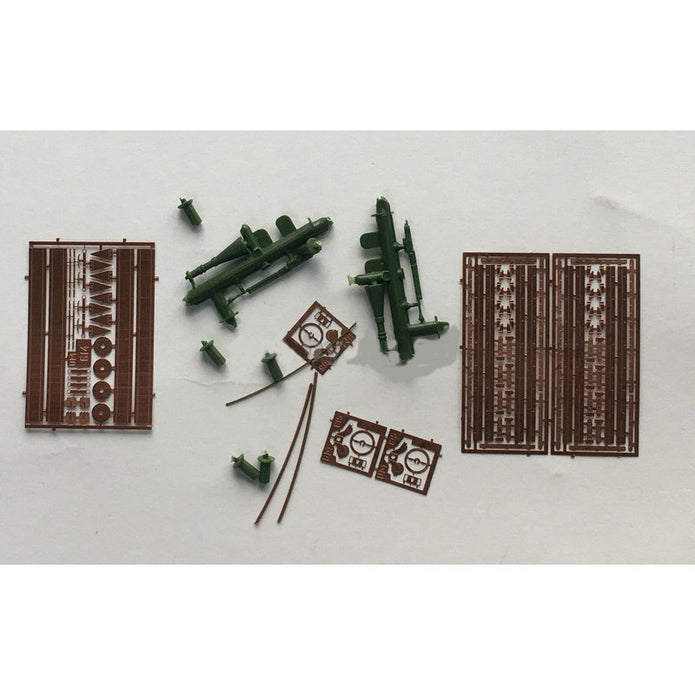 UMT 685 Armored train of type OB-3 "Soviet Armenia" (No,2, 62th ODBP, base version) Scale 1:72 Plastic Model Armoured Train Kit