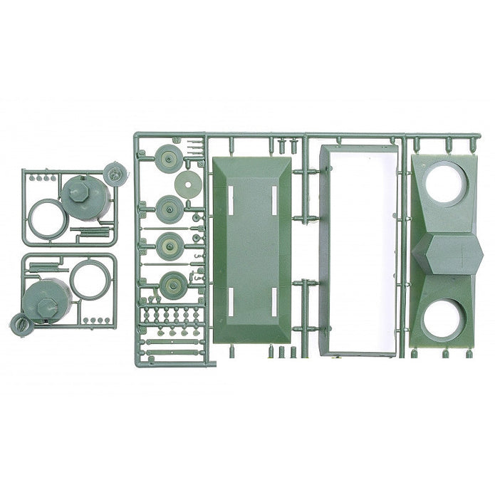 UMT 649 Experimental motorized armored car D-2 Scale 1:72 Plastic Model Armoured Wagon Kit