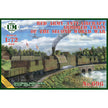 UMT696 Red army anti-aircraft armored train WWII Scale 1:72 Plastic Model Armoured Train Kit